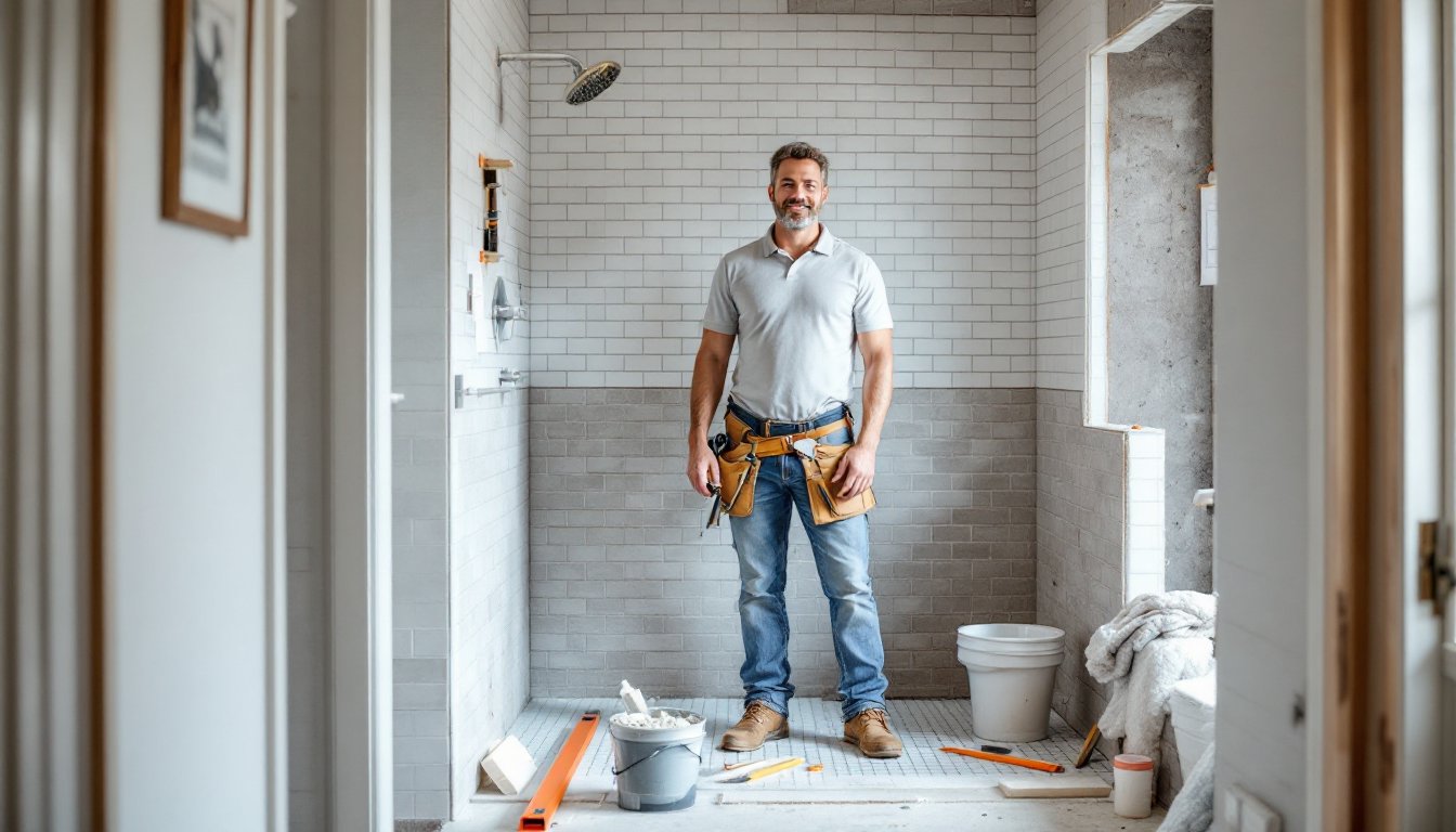 diy shower remodel