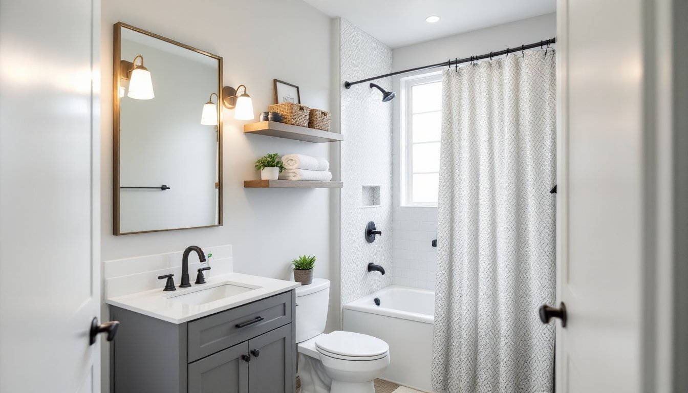 small bathroom makeover ideas on a budget