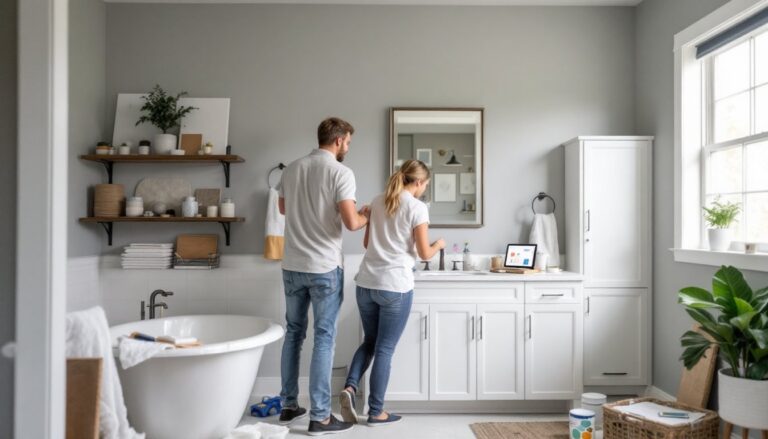 diy bathroom make over